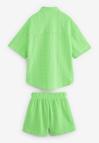 Next TEXTURED SET - REGULAR FIT - Shortsit - lime green