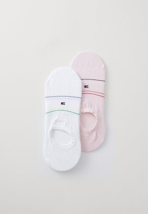 WOMEN FOOTIE SHINE ECOM 4 PACK - Trainer socks - light pink / white