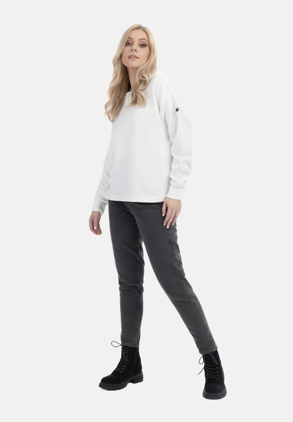 Sweatshirt - wollweiss