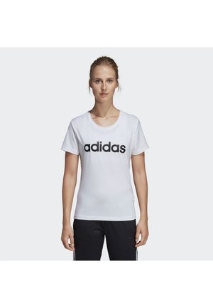 TEE - Print T-shirt - white/black