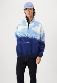 Jack & Jones JORSKYHIGH HALF ZIP UNISEX - Fleecetröja - white