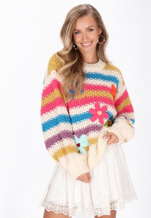 SWEATER - Trui - offwhite multicolor