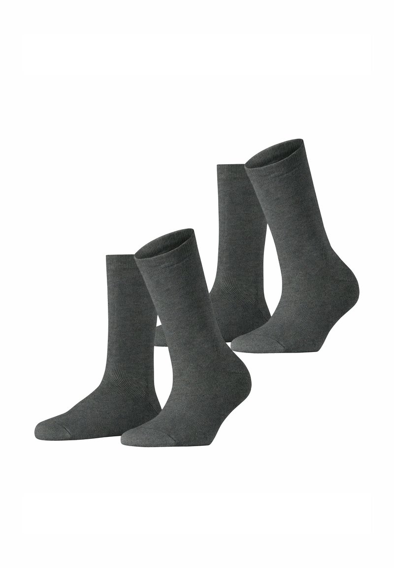 Esprit CLOUD 2-PACK - Socken - anthra mel