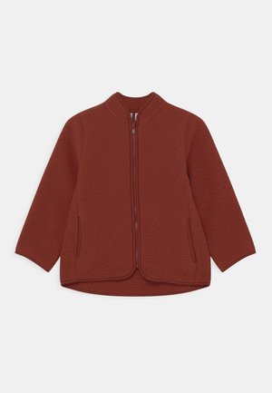 UNISEX - Fleece jacket - rust brown