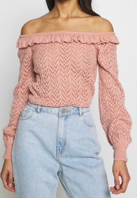 Miss Selfridge Stickad tröja - pink