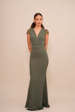 SAMMY MAXI DRESS - Ballkjole - dark khaki