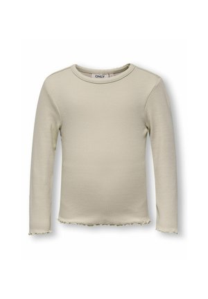 ONLY MINI KMGTRINNY LIFE SLD LS ONECK TOP JRS NOOS - Long sleeved top - pumice stone