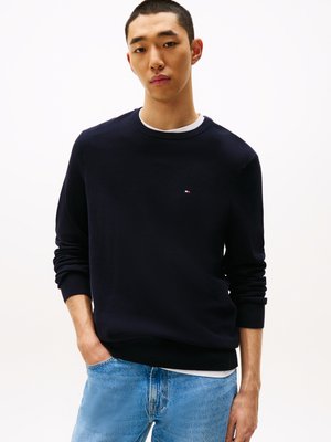 Tommy Hilfiger ESSENTIAL STRUCTURE CREW NECK - Trui - desert sky
