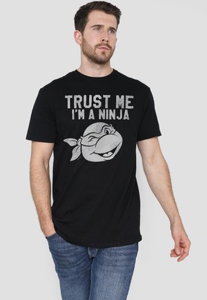 TMNT TRUST ME I'M A NINJA - Print T-shirt - black
