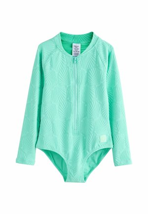 REGULAR FIT - TEXTURED LONG SLEEVE - Traje de baño - mint green shell