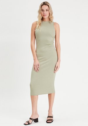 Robe fourreau - vert kaki