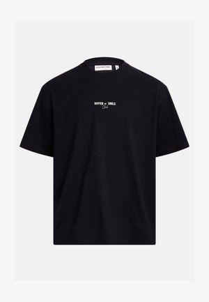 Redefined Rebel, MATHIEU TEE BOXY FIT - Tričko s potlačou - black