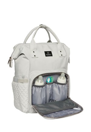 DIAPERBAG BACKPACK MIMMTI | BABY BAG | NURSING BAG - Tasker - light grey
