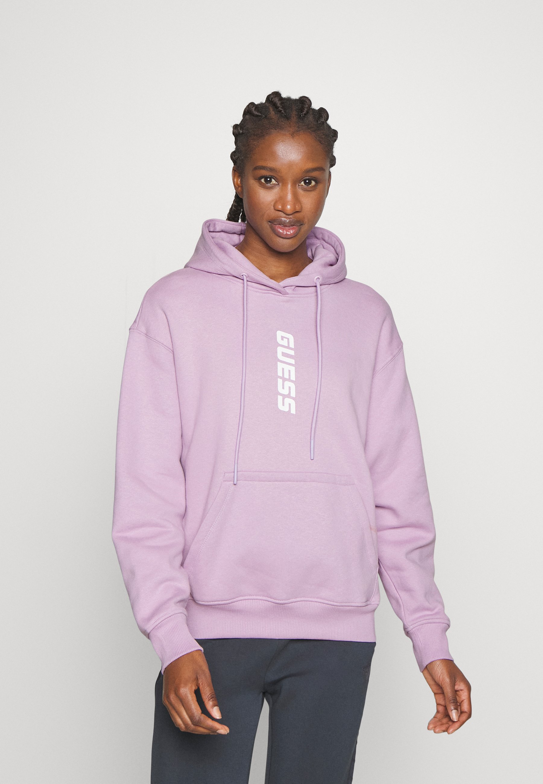 Guess ALISHA HOODED - Hoodie - lilac - Zalando.co.uk