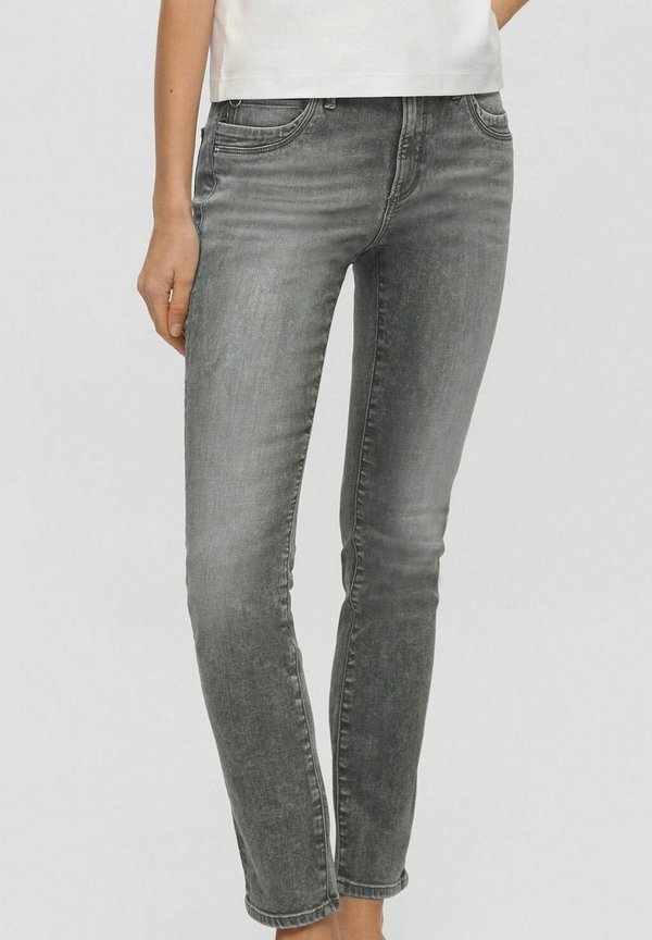 MID RISE - Jeans Slim Fit - dunkelgrau