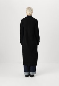 Vero Moda VMPHILLIS LONG OPEN - Kardigan - black