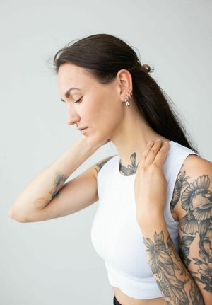 Wildcat, OVAL BASIC HOOPS - Earrings - Roségold