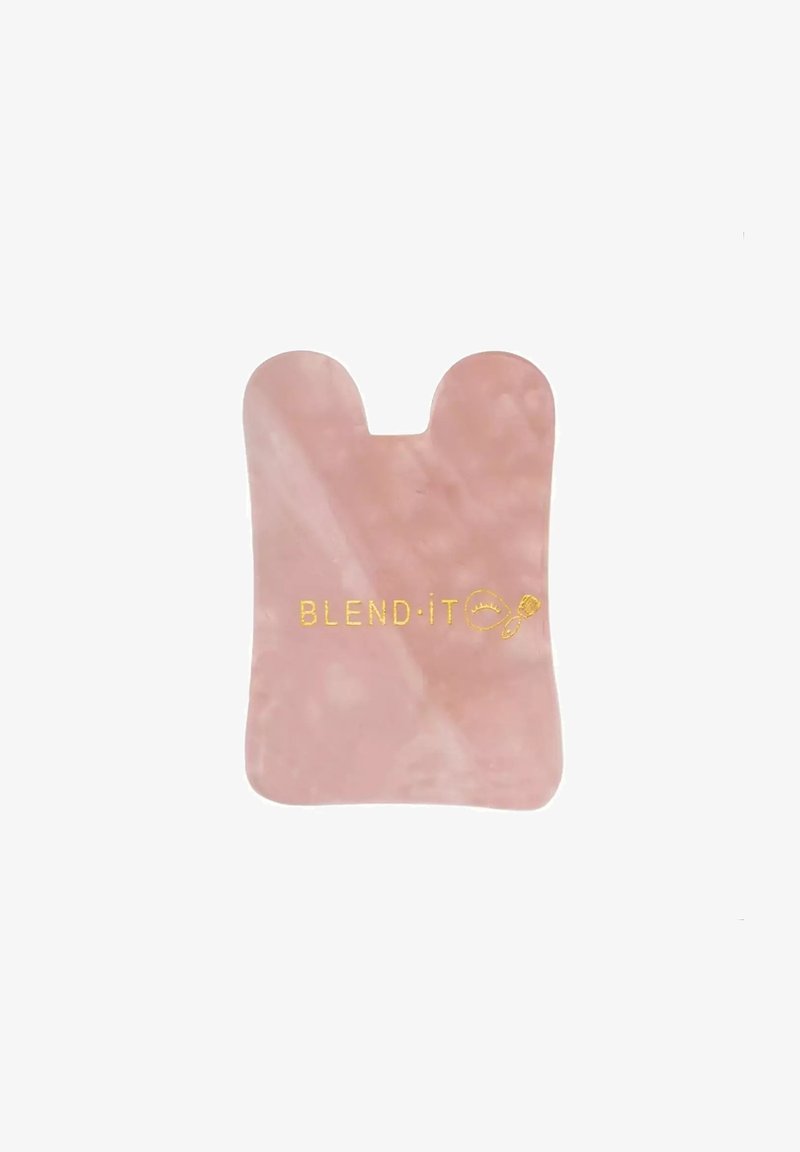 BLEND IT - BLEND IT GUA SHA ROSE QUARTZ PLATE PŁYTKA DO MASAŻU TWARZY TOOTH - Akcesoria do makijażu, Powiększ