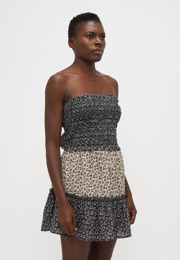 PANNA COLOR BLOCK SMOCKED COVERUP - Beach accessory - multi2