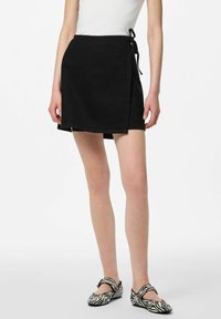 Pieces - A-Linien-Rock - black denim Thumbnail-Bild 1