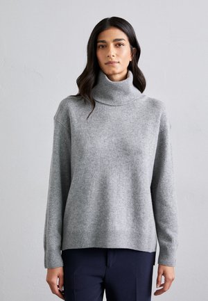 Filippa K RELAXED TURTLE NECK  - Jumper - grey melange