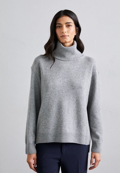 Filippa K RELAXED TURTLE NECK - Пуловер - grey melange