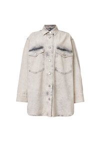 AllSaints SPARKLE  - Jeanskleid - snow grey