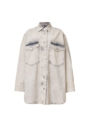 AllSaints SPARKLE  - Vestito di jeans - snow grey