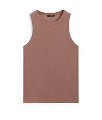 LIGHTWEIGHT HALTER NECK - T-shirt - bas - mottled pink