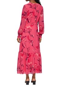 s.Oliver BLACK LABEL SMOK-DETAILS - Maxikleid - himbeere