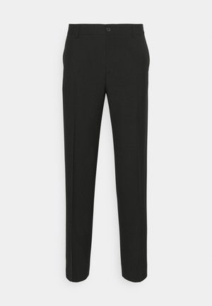 STRAIGHT TROUSERS - Pantaloni - black