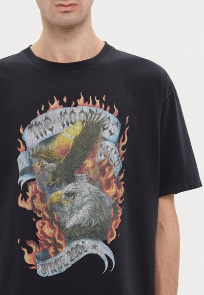The Kooples Camiseta estampada - black washed