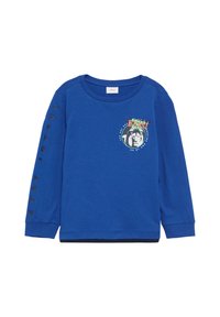 s.Oliver MIT GUMMIERTEN  - Langarmshirt - royalblau