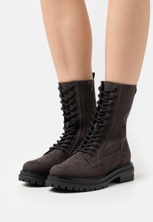 s.Oliver Lace-up ankle boots - graphite