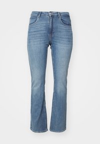 CAREVERLY MINI - Šiek tiek platėjantys apačioje džinsai - medium blue denim