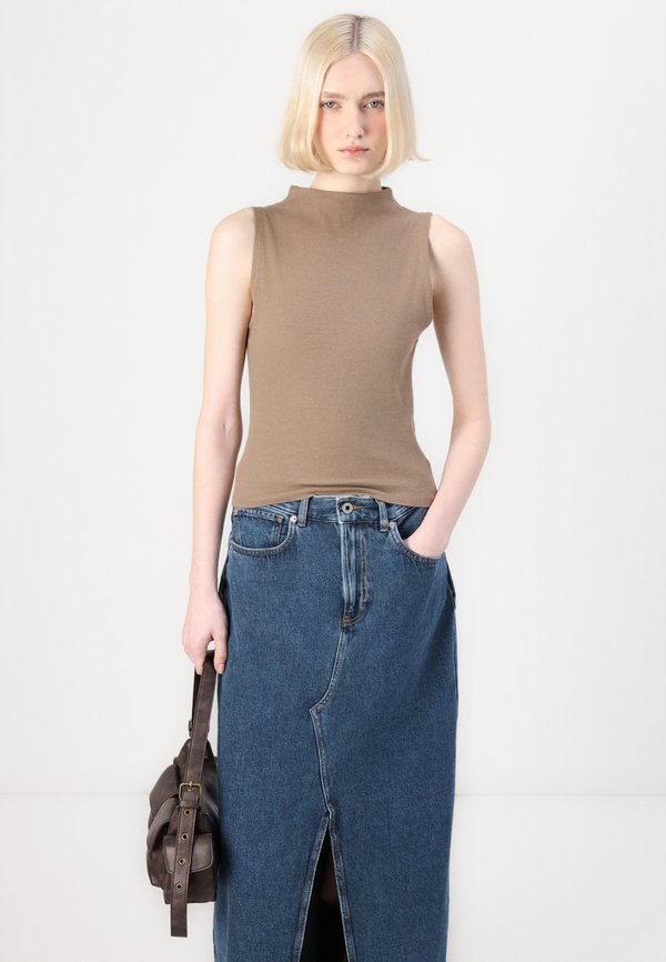 MAXI SKIRT - Denim skirt2