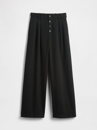 GAP X DOEN PLEAT TWILL PANT - Trousers - true black