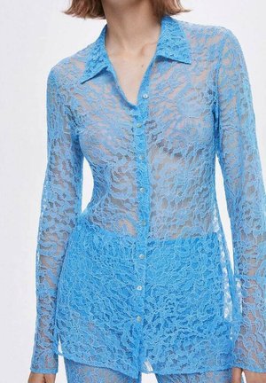 Overhemdblouse - dark blue