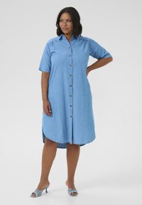 Kaffe Curve LOUISA  - Vestido vaquero - medium blue chambray