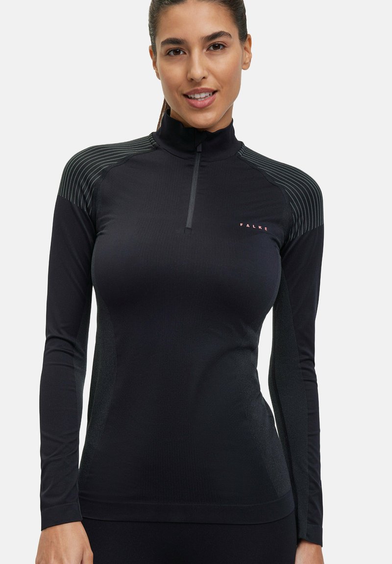 FALKE RUNNING - Langarmshirt - black