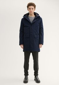 TOM TAILOR DENIM MIT KAPUZE - Ziemas mētelis - sky captain blue