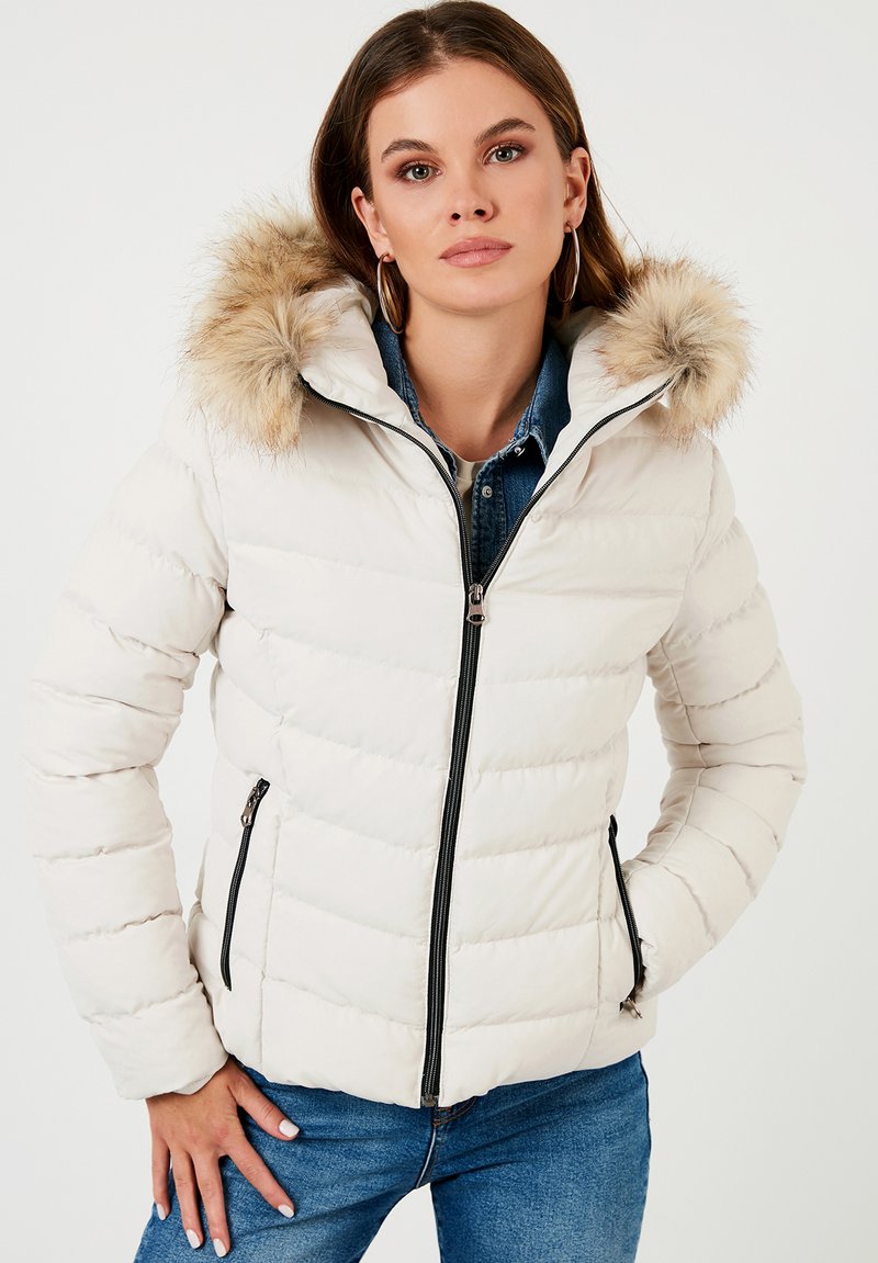 LELA INFLATABLE - Winter jacket - ecru