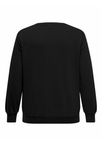 ONLY Carmakoma CARXMAS LIFE LS O-NECK - Sportinis megztinis - black