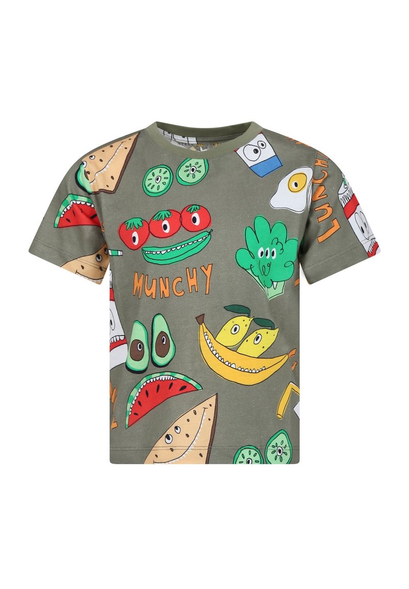 Stella McCartney Kids T-shirt print groen