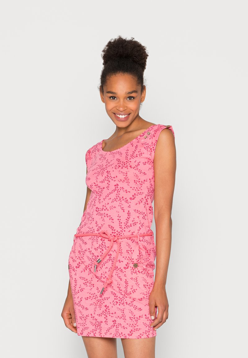 Damen Kleider | Ragwear TAG BOTANICALJerseykleidpink/rot - DM32170 Damen Kleider | Ragwear TAG BOTANICALJerseykleidpink/rot - DM32170