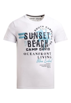 Camp David, CAMP DAVID T-SHIRT RUNDHALS MIT ARTWORK - T-Shirt print - opticwhite