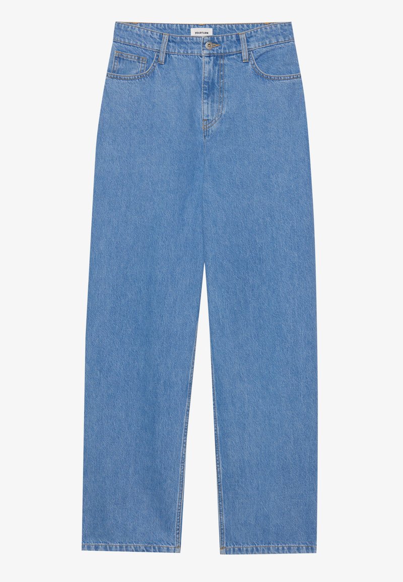 YOURTURN Jean baggy denim bleu