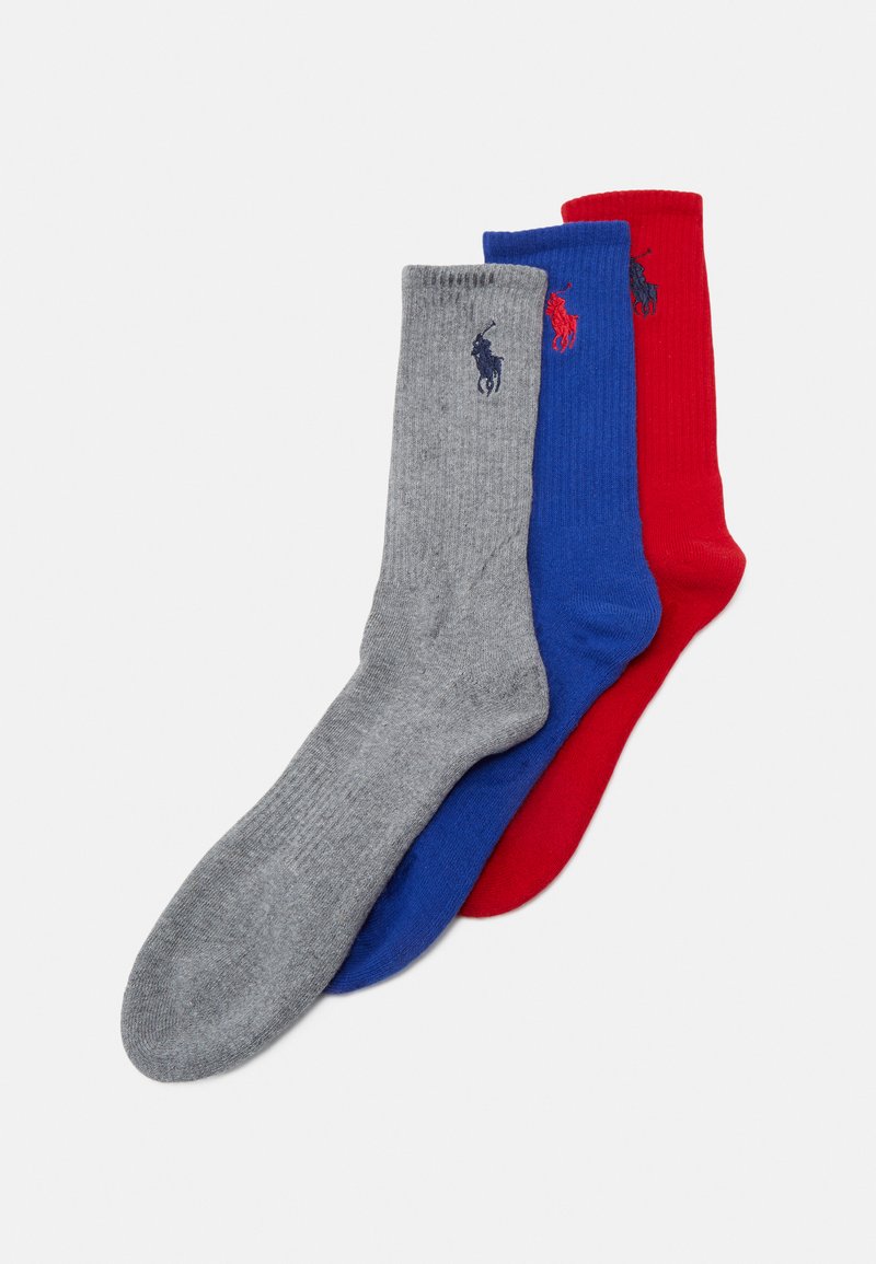 Polo Ralph Lauren BIG CREW SOCK 3 PACK Socks red/grey/royal/red