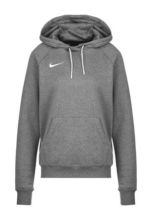 PARK  - Felpa con cappuccio - charcoal heather / white