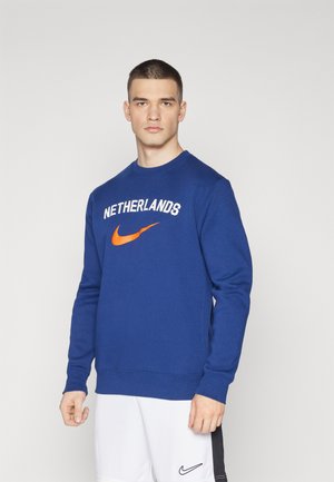 Nike Performance NETHERLAND CLUB CREW - Landslagströjor - blue void/safety orange